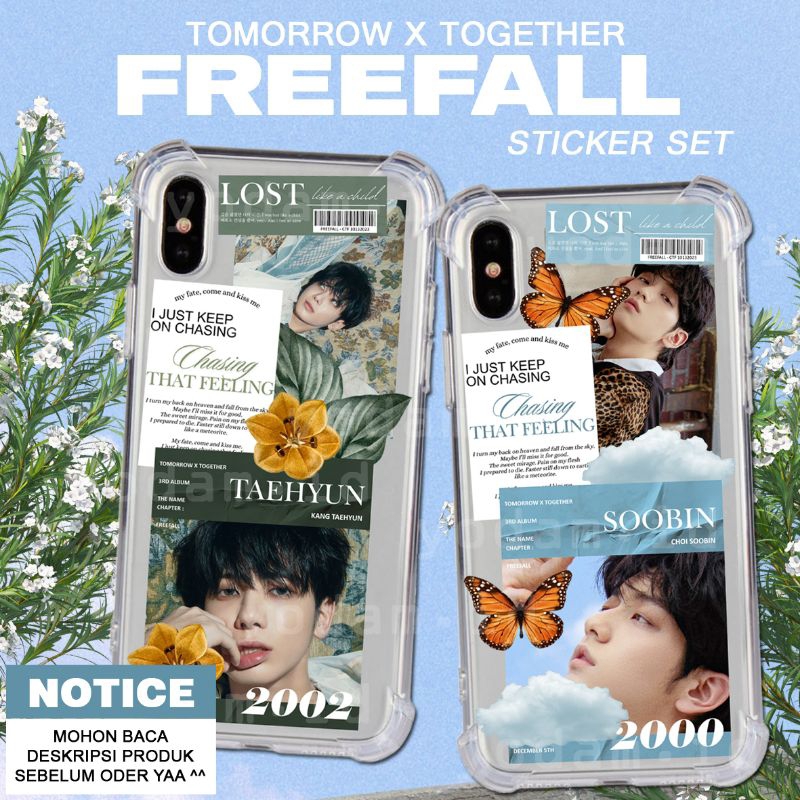 เคสสติ๊กเกอร์ Diy, สติ๊กเกอร์ AESTHETIC KPOP สติ๊กเกอร์กันน้ํา TXT TOMORROW