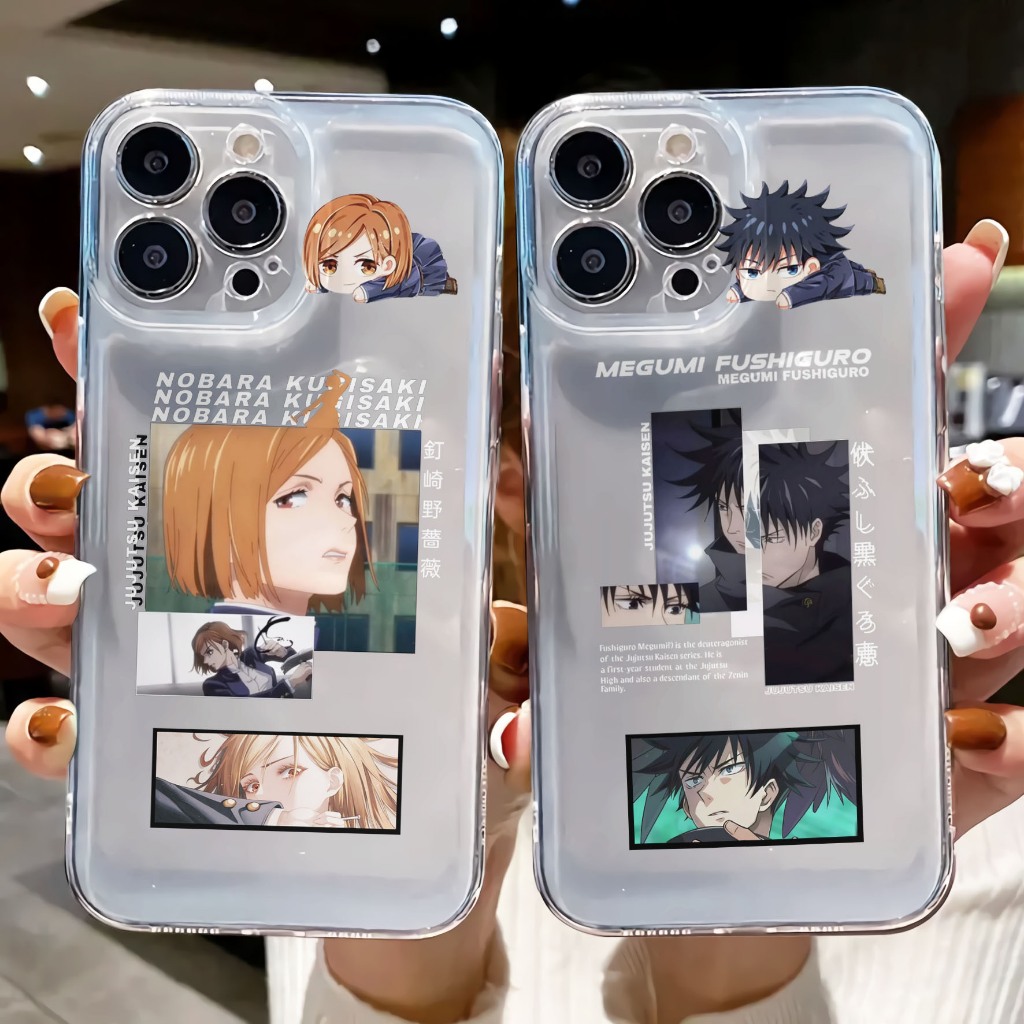 HP Soft Case Bening Clear Case Series อะนิเมะ Jujutsu Kaisen เหมาะสําหรับ Samsung A05 A05S A04E A04S