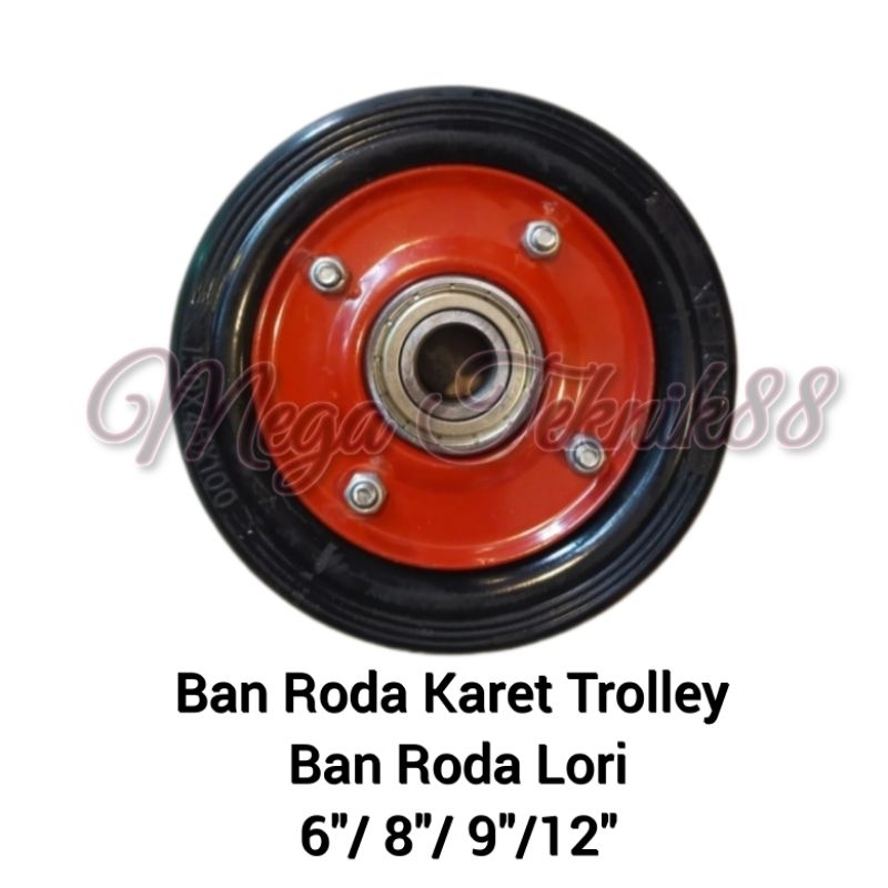 INDOYAMA 9" OUTER ยางล้อยาง 9 นิ้ว TRUNK CART TROLLEY WHEELS