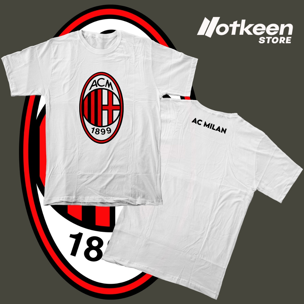 เสื้อยืด พิมพ์ลาย Milan ac Football club by notkeen store