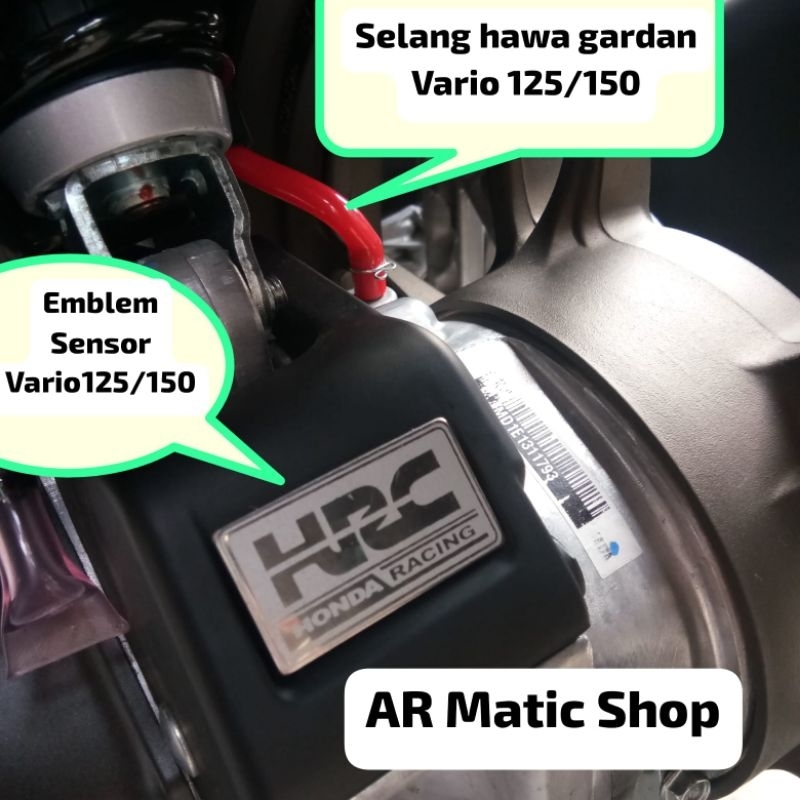 ตราสัญลักษณ์ HRC STAINLESS SENSOR VARIO 125 Vario 150 ท่อลมเพลา
