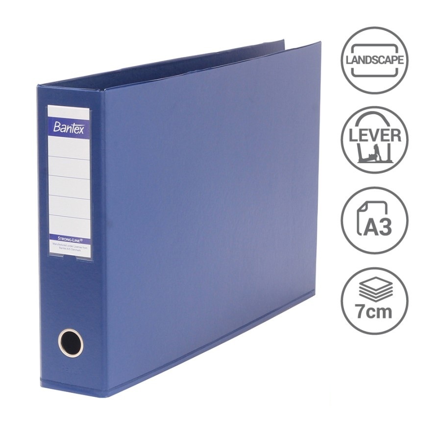 Bantex A3 Landscape 7 ซม. Lever Arch File / โฟลเดอร์