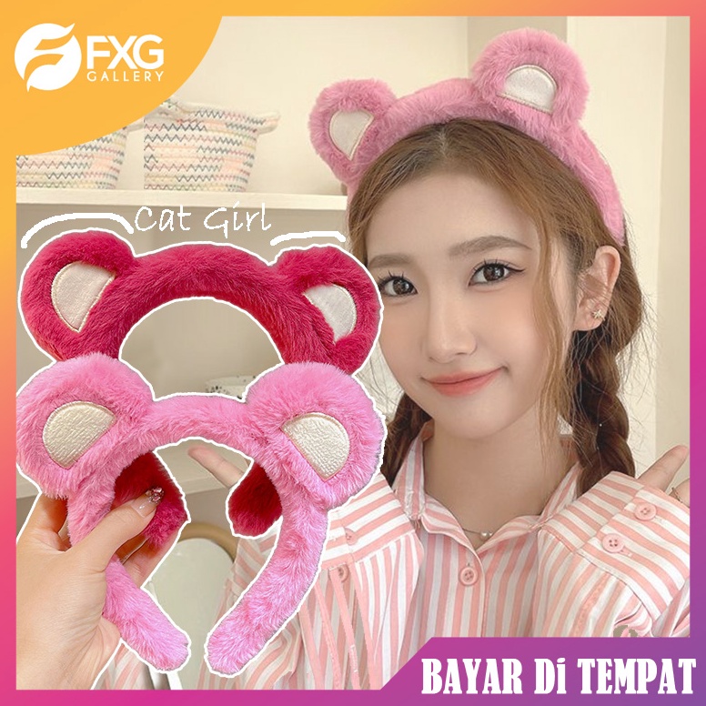 อยากอยู่? FXG Bondu คอสเพลย์แมวน่ารักที่คาดผมขนสัตว์สไตล์เกาหลีผู้หญิงเด็กและผู้ใหญ่ BND09