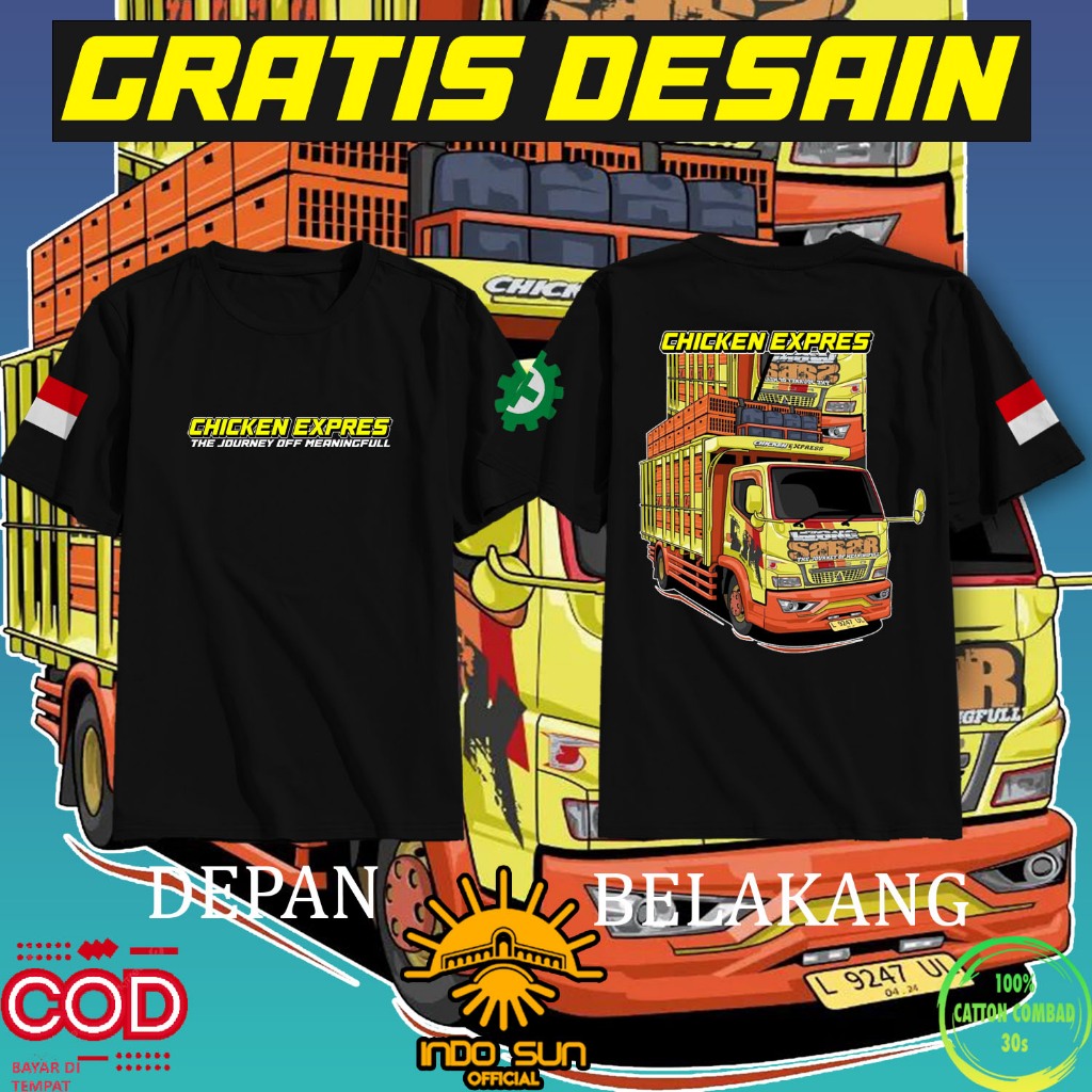 เสื้อยืดติดรถยนต์ TURK CHICKEN EXPRESS | เสื้อยืด Young DRIVER | เสื้อยืด REBECCA TRUCK | เสื้อยืด C