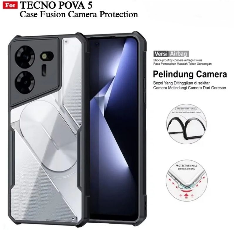 เคสเกราะ SHOCKPROOF TECNO POVA 5 / TECNO POVA 5 PRO