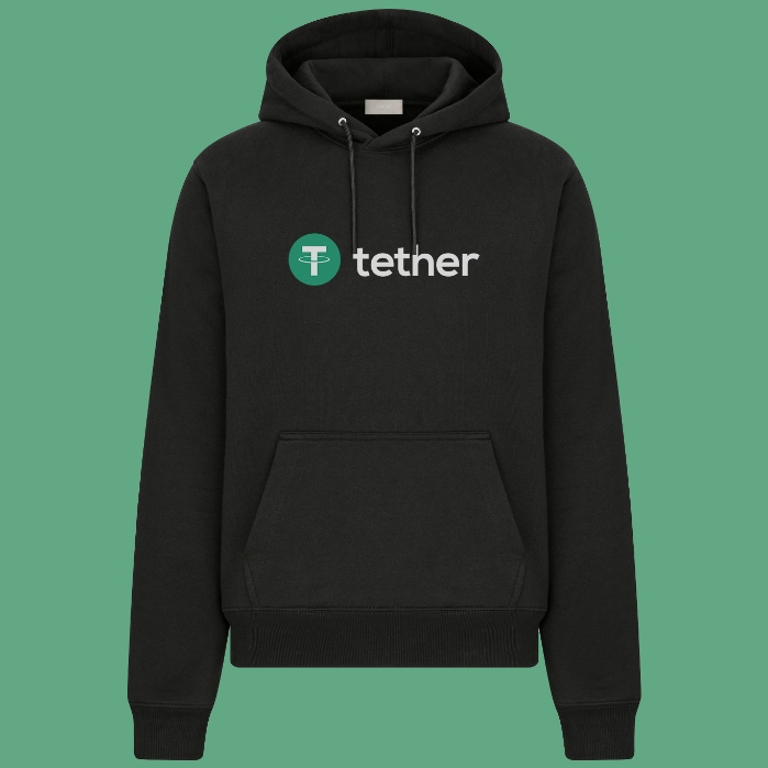 HOODIE Sweater USDT Tether Crypto Stable Coin Sweater เสื้อผ้าขนแกะ