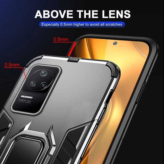 เคส XIAOMI POCO F3 F4 F4 GT RUGGED ARMOR ROBOT STANDING IRING