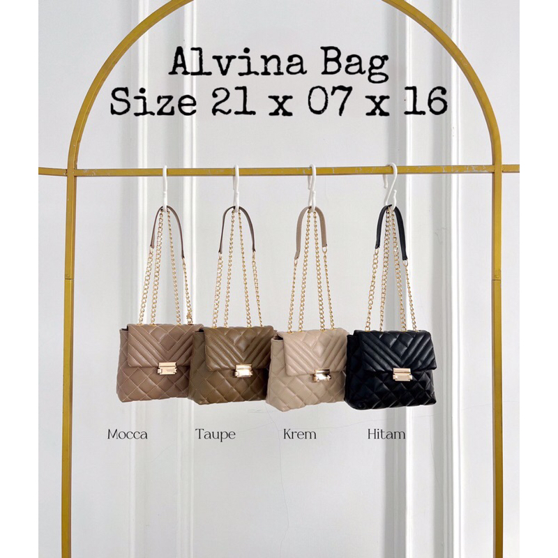 Gk-alvina Bag uk 21x07x16 Women& 39;s bags กระเป๋าทํางาน กระเป๋าแฟชั่น กระเป๋าเกาหลี กระเป๋าร่วมสมัย