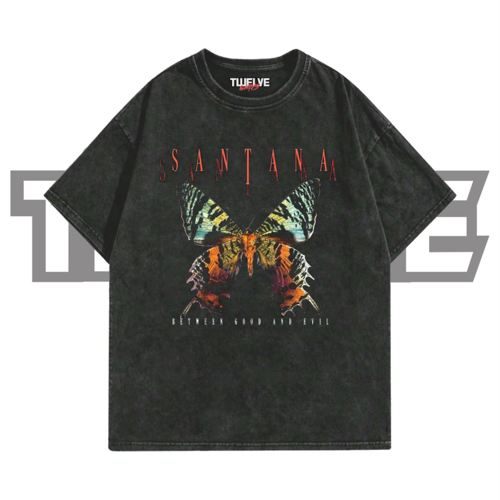 เสื้อยืดโอเวอร์ไซส์ Santana Beethern Good And Evil | เสื้อยืดเพลง | ผู้ชายผู้หญิงท็อปส์ | เสื้อยืดเด