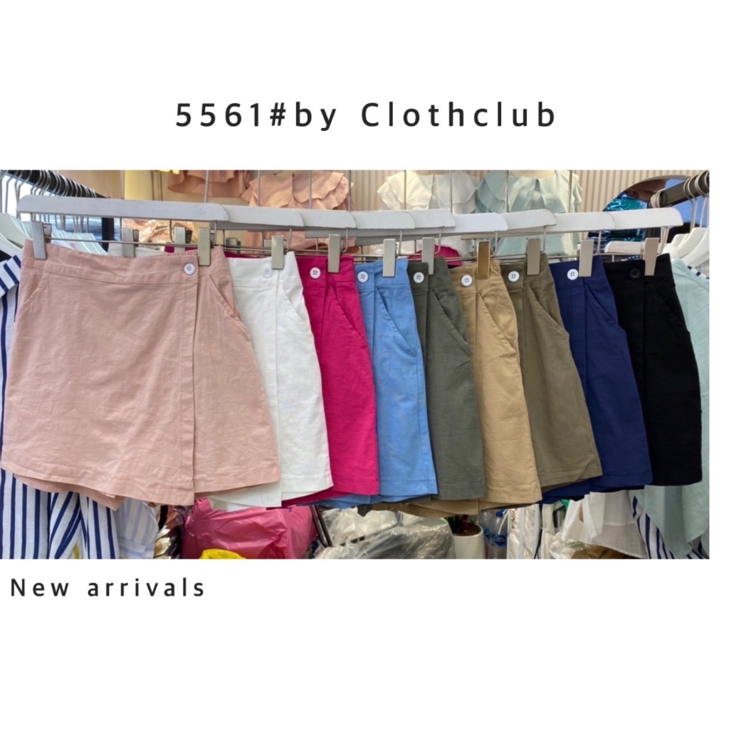 LINEN SHORT 5561 PREEYA CLOSET BANGKOK