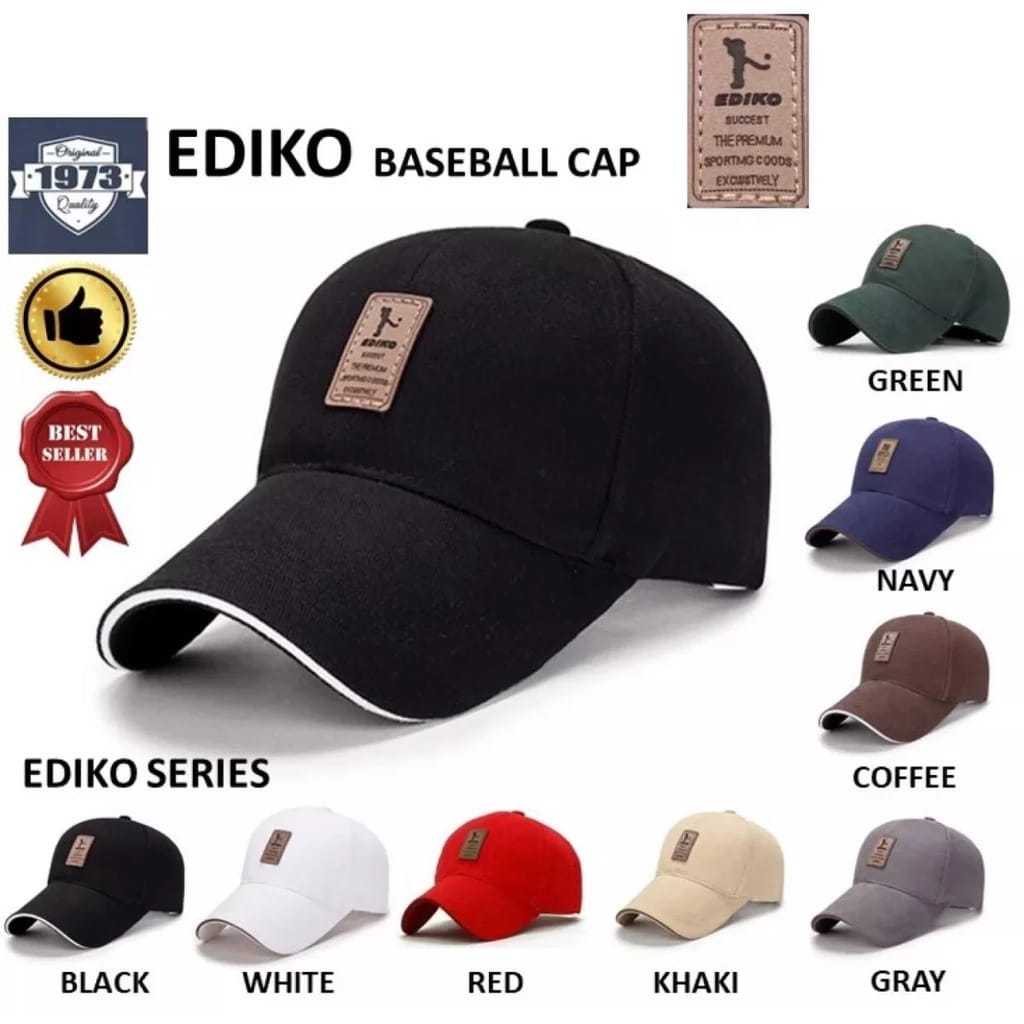 จัดส่งฟรีสําหรับบุรุษและสตรี BASEBALL Caps/ EDIKO Caps