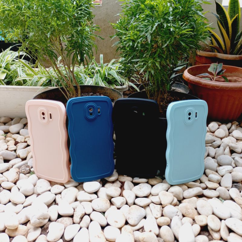 Samsung SM-J400G SM-J400F SM-J400M Softcase Wave ป้องกันกล้อง Samsung Galaxy J4 2018