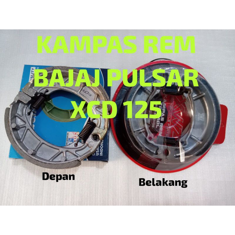 ผ้าเบรคหน้าหลังพิเศษสําหรับ BAJAJ PULSAR XCD 125