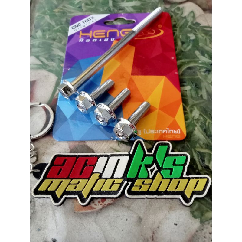Mio M3 MIO J STAINLESS 2 CVT COVER BOLT ORIGINAL HINGES (4 BOLT)
