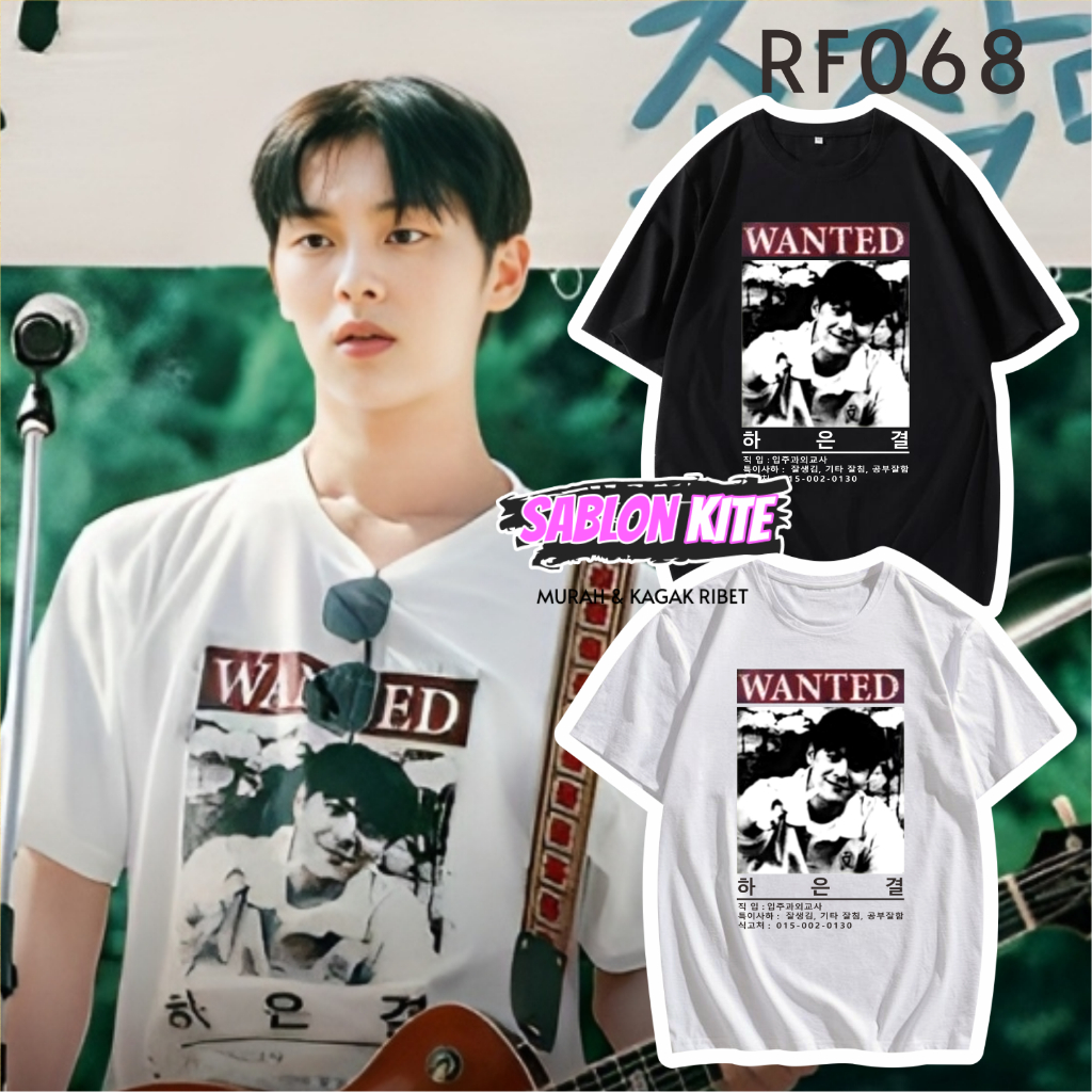 RF068 เสื้อยืดเกาหลี WANTED Ha Eun Gyeol Watermelon Sugar Twinkling Watermelon Sparkling