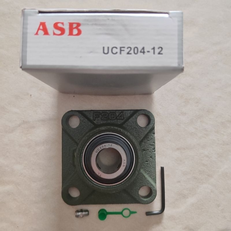 แบริ่ง ทะเลสาบ แบริ่งที่นั่งหมอนบล็อก UCF 204-12 19 มม. 3/4 นิ้ว ASB