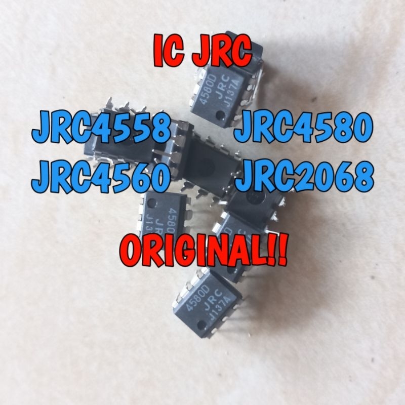 ของแท้ วงจรรวม JRC2068 JRC4558 JRC4560 JRC4580 JRC2068D JRC4558D JRC4560D JRC4580D ORI JRC 2068 4558 4560 4580D 4560D 4580D