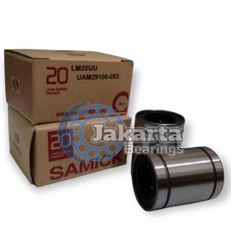 Linear Bush LM20 UU / LM 20 UU / LM20UU ORIGINAL SAMICK ยี่ห้อ