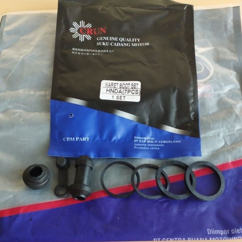 HONDA RUBBER BOOTH SET (7PCS) / ORIGINAL RUBBER BOOTH CALIPER