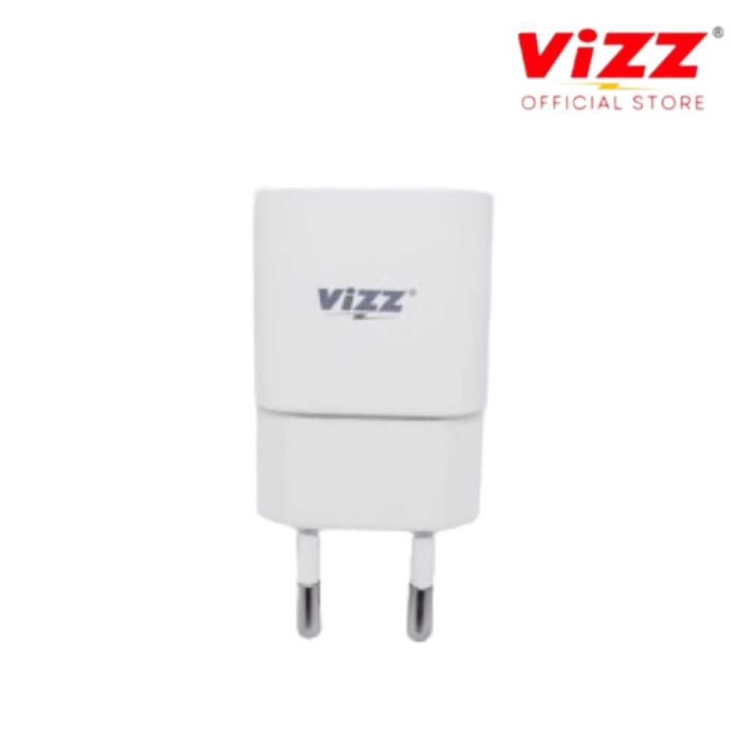 VIZZ Head Charger VZ-118 Travel Charger Shell Adapter 1 พอร์ต