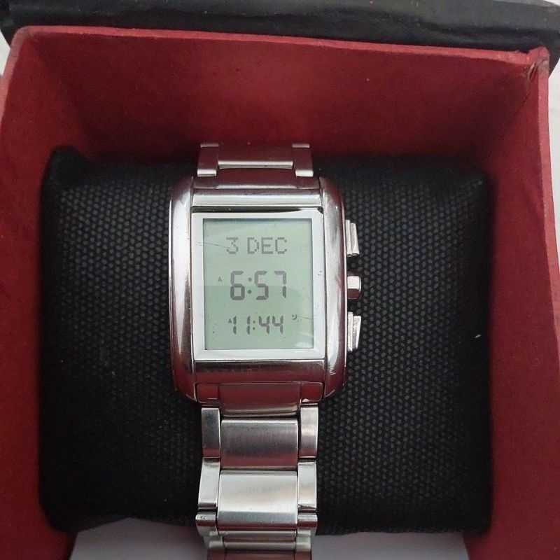 นาฬิกาดิจิตอล AlFajr ดั้งเดิม นาฬิกาคนซาอุดีทั่วไป Preloved มือสอง