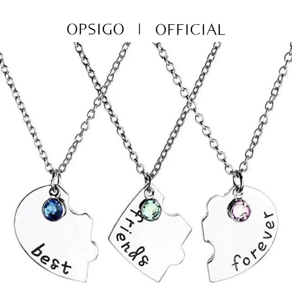OPSIGO LDR สร้อยคอปริศนา สร้อยคอคู่ สร้อยคอสแตนเลส