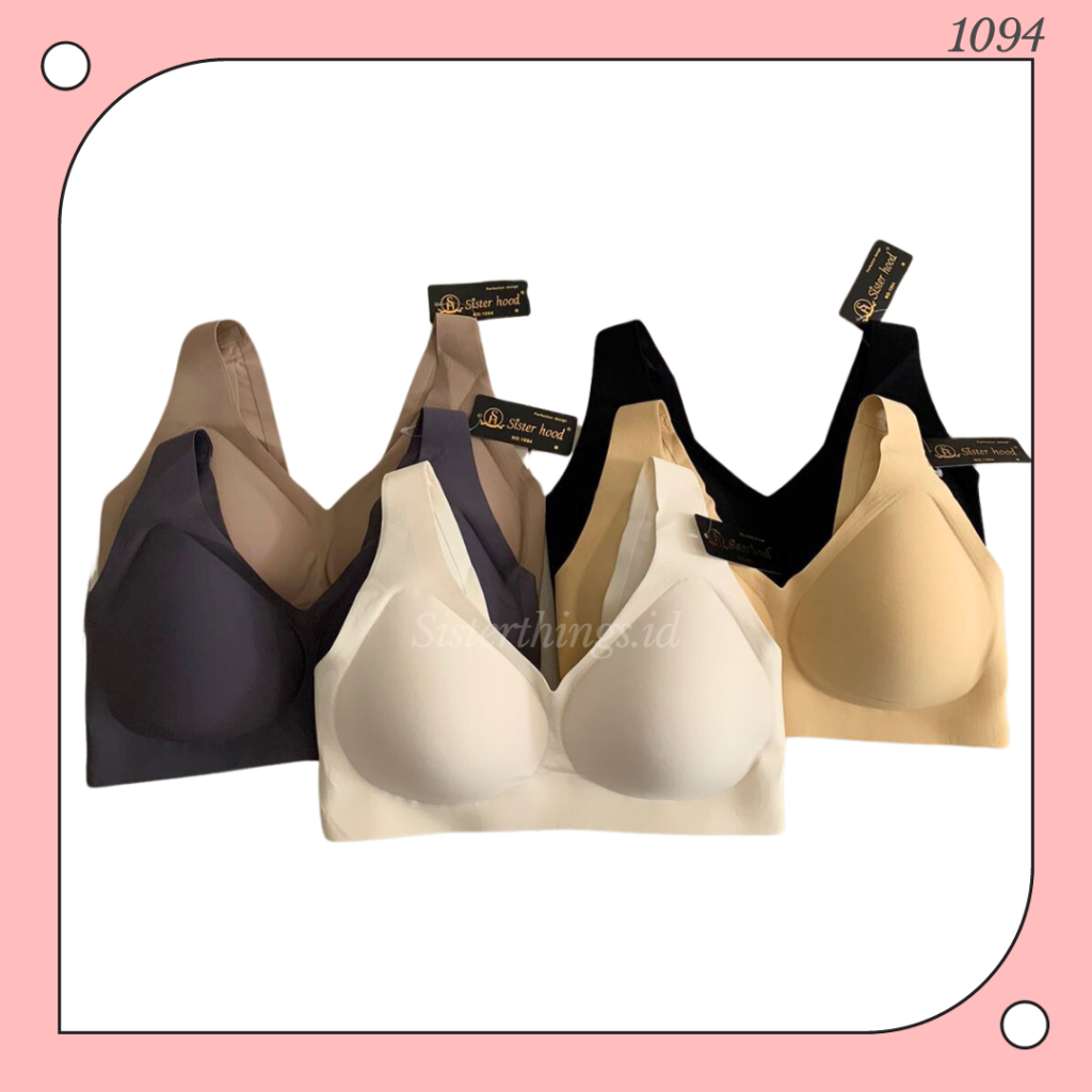 Sisterhood 1094 SEAMLESS BRA โฟมบางไม่มีลวด PREMIUM