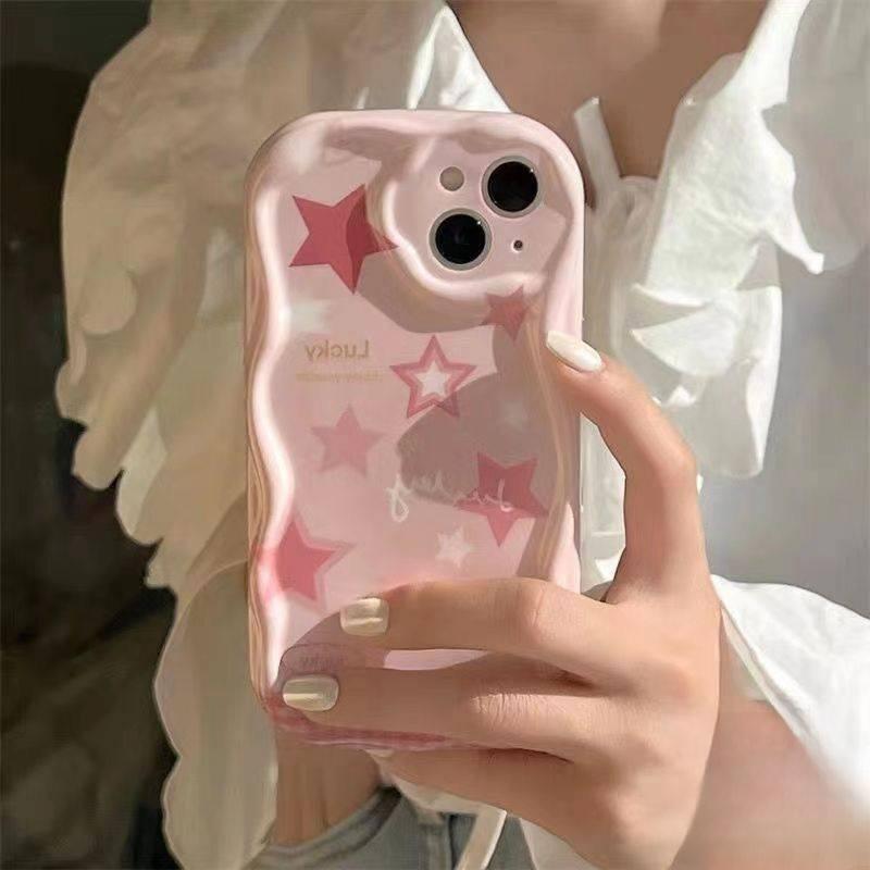 SOFTCASE SILICON CASING MELTING CLEAR SHOCKPROOF PINK LOVE NSTAR สําหรับ REALME C2 C1 5 5i C3 11 PRO