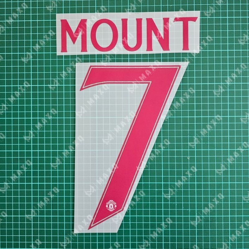 [ Nameset ] JERSEY MAN UNITED THIRD 2023 2024 CUP Ver MOUNT