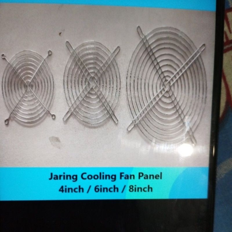 METAL FINGER GUARD NET สําหรับพัดลม 80 X 80 มม. 80x80 มม.