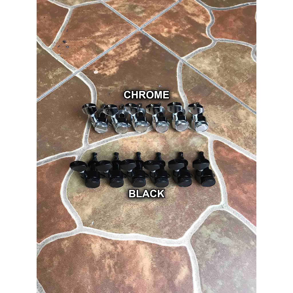 Original Guitar Dryer Locking Peg Parallel Inline Standard Guitars หมุดหัวเครื่อง