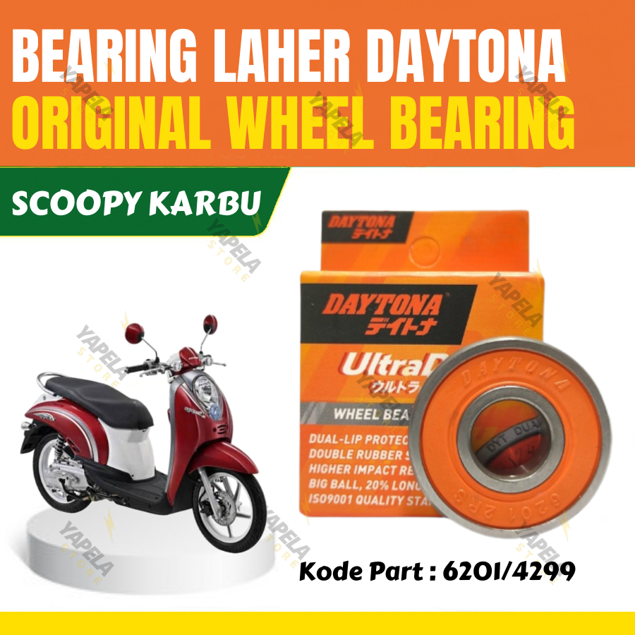 แบริ่ง Lahar Daytona Racing ของแท้ 6201-2RS