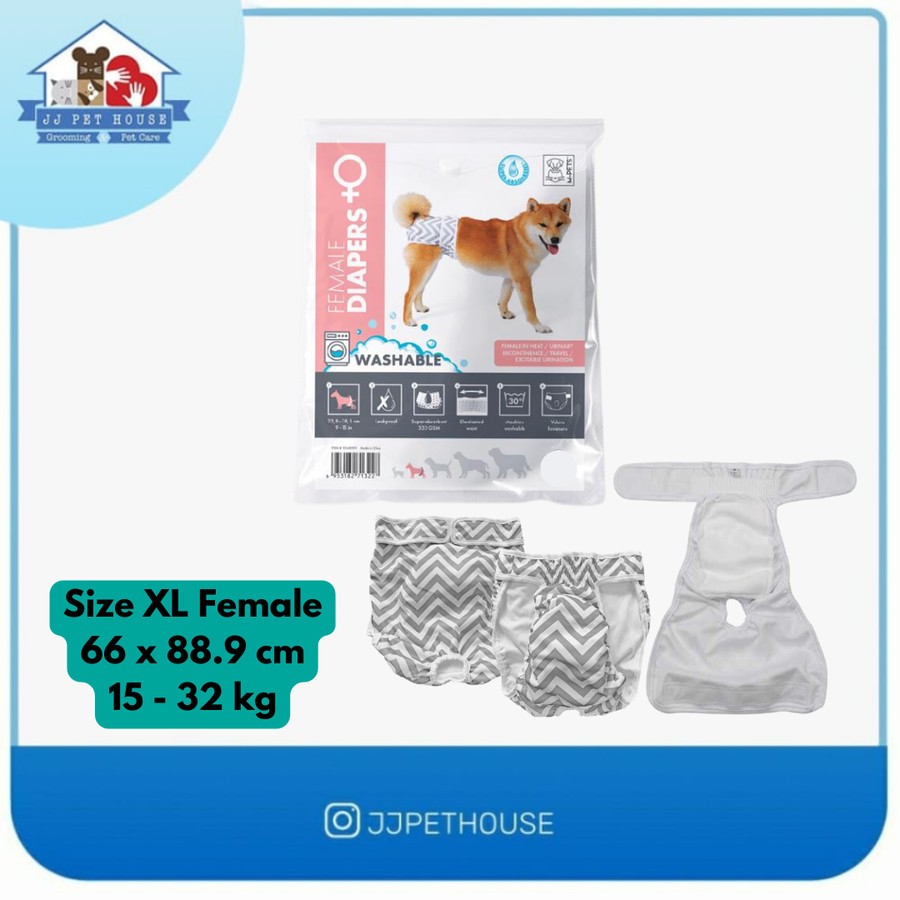 PAMPERS DOG DIAPERS FEMALE DOG WASHABLE PAMPERS