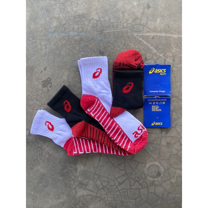 MATA Asics Tiger Sport Socks หนาเหนือข้อเท้าสําหรับผู้ชายและผู้หญิง