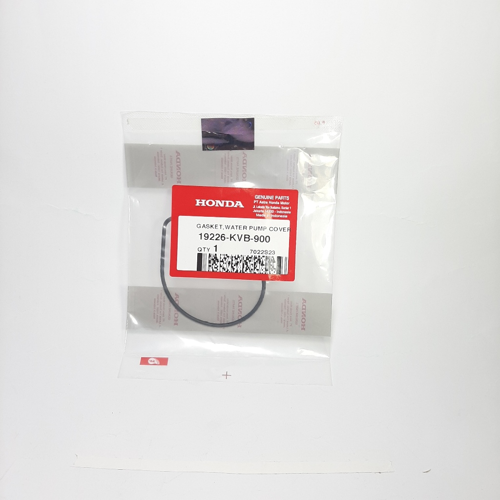 ปะเก็น oring ซีลฝาครอบปั๊มน้ําหม้อน้ํา vario 110 คาร์บูเรเตอร์ 19226-KVB-900