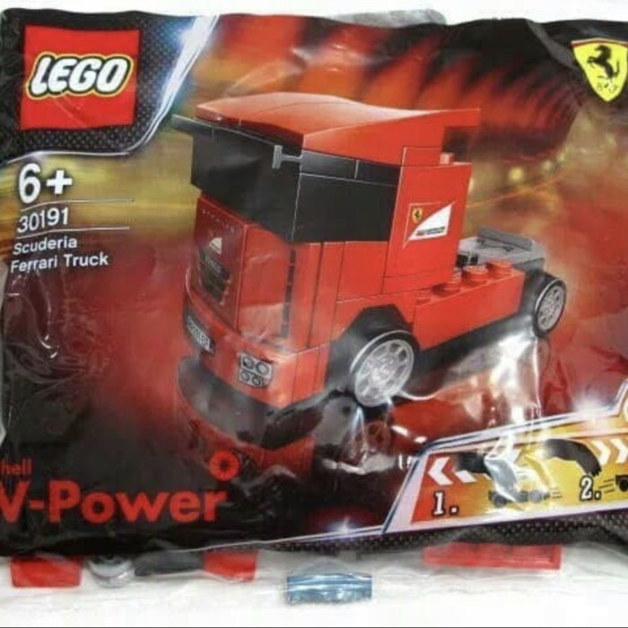 Lego Polybag 30191 Shell V Power Scuderia Ferrari Truck