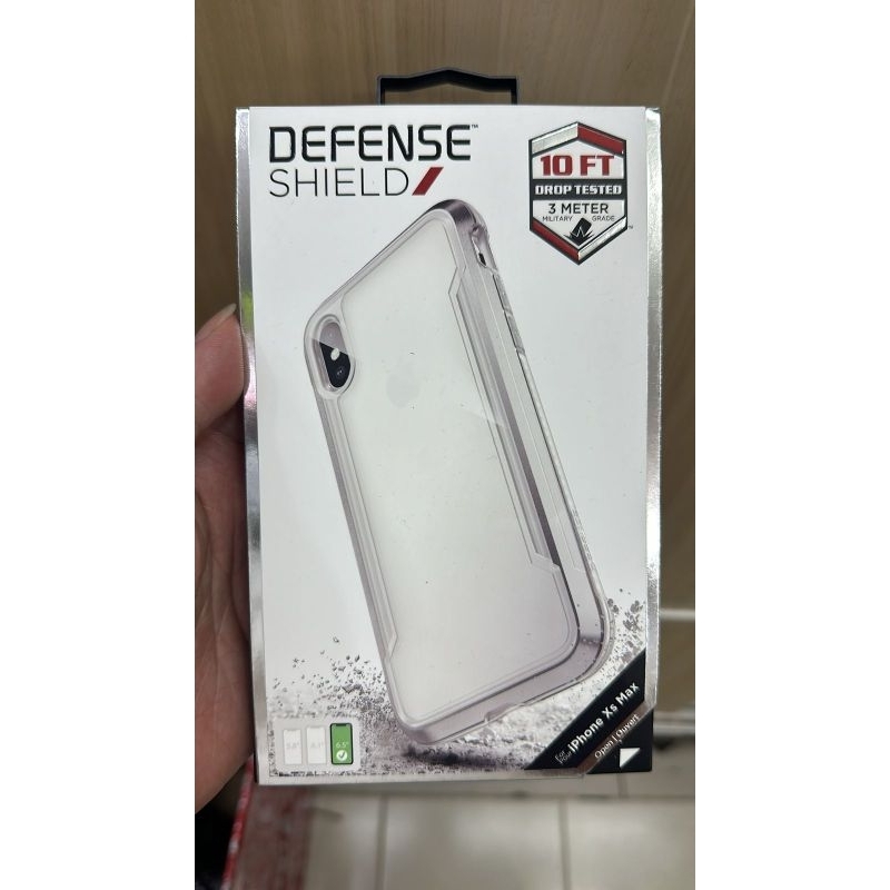 X-Doria Defense Lux Carbon Leather Dash Clear vue Iphone Xs Max Original