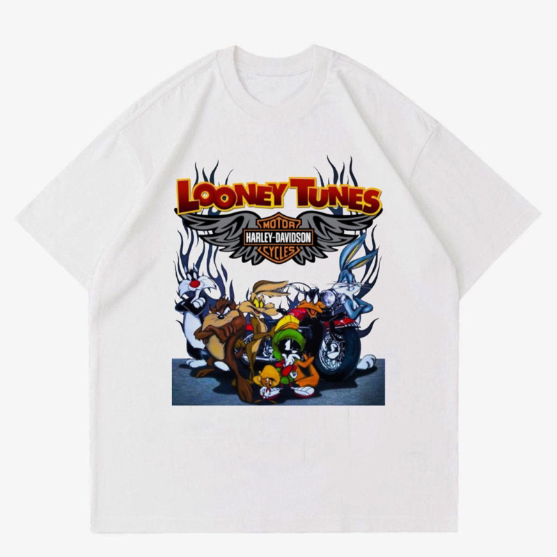 เสื้อยืดวินเทจ LOONEY TUNES HD | Looney TUNES HD IMAGE เสื้อผ้าเสื้อยืด | เสื้อยืด Looney TUNES HD