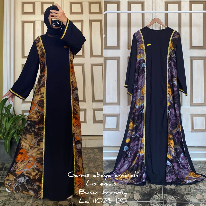 ชุด Abaya Marah Gold Lis