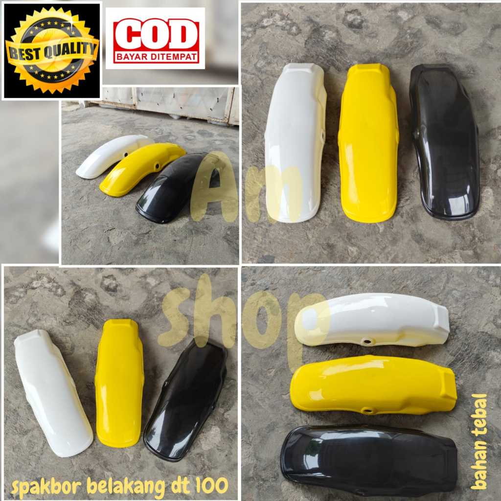 บังโคลนหลัง TS DT 100 PAD SLOBOR REAR FENDER TS Old School DT 100 TRAIL SUPERMOTO MOTOCROSS