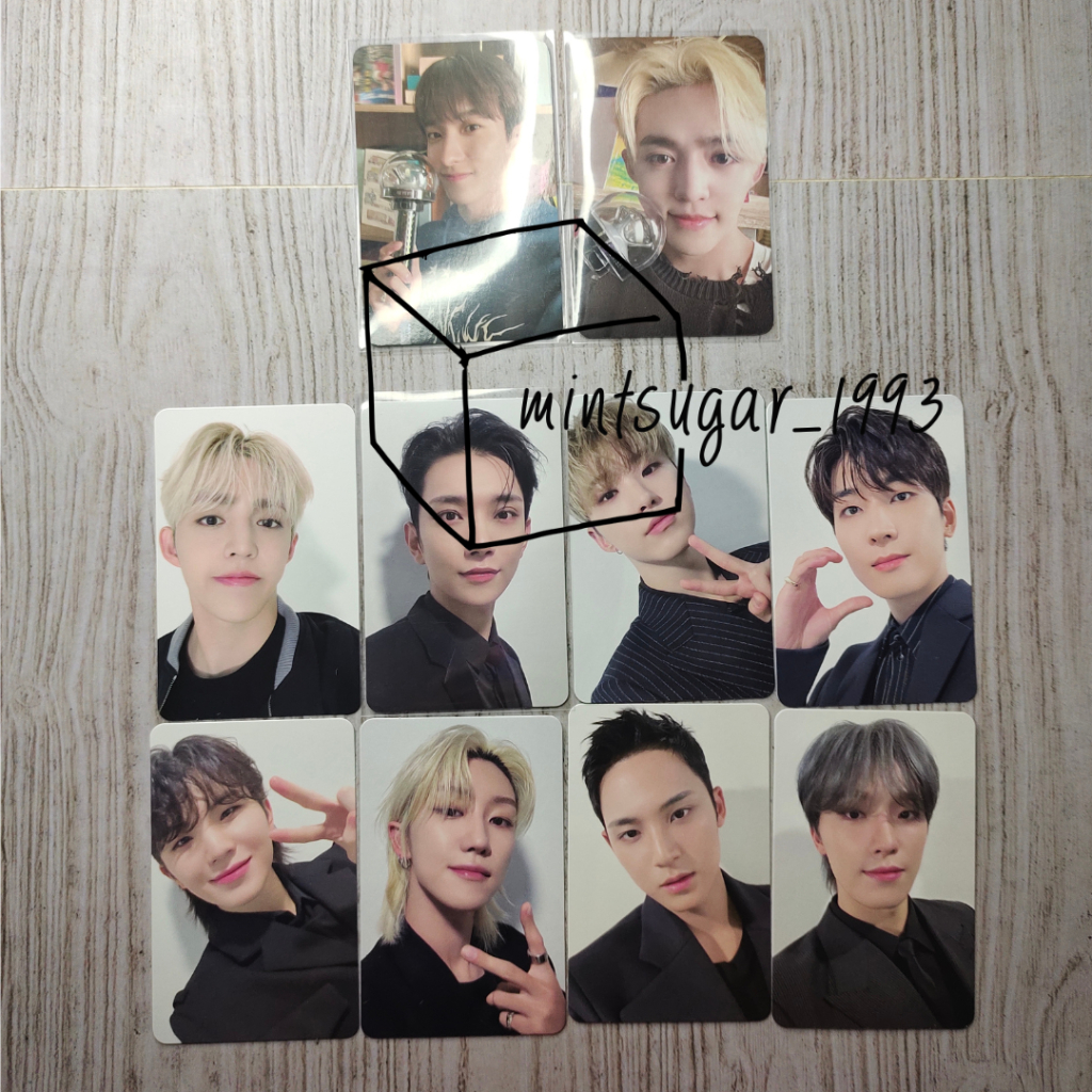 PHOTOCARD RALLY POP UP STORE SEVENTEEN BANGKOK THAILAND & CARATZONE GB ( SCOPIPS HOSHI WONWOOZI THE8