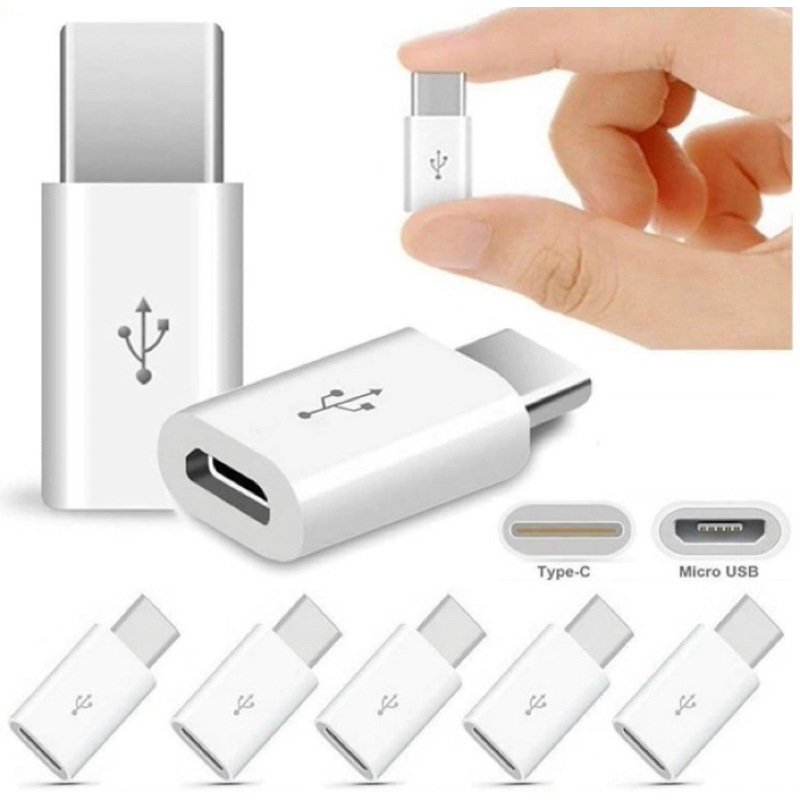 OTG TYPE C - MICRO USB TO TYPE C ADAPTER - MICRO USB TO TYPE C CONVERTER คุณภาพดี -DC