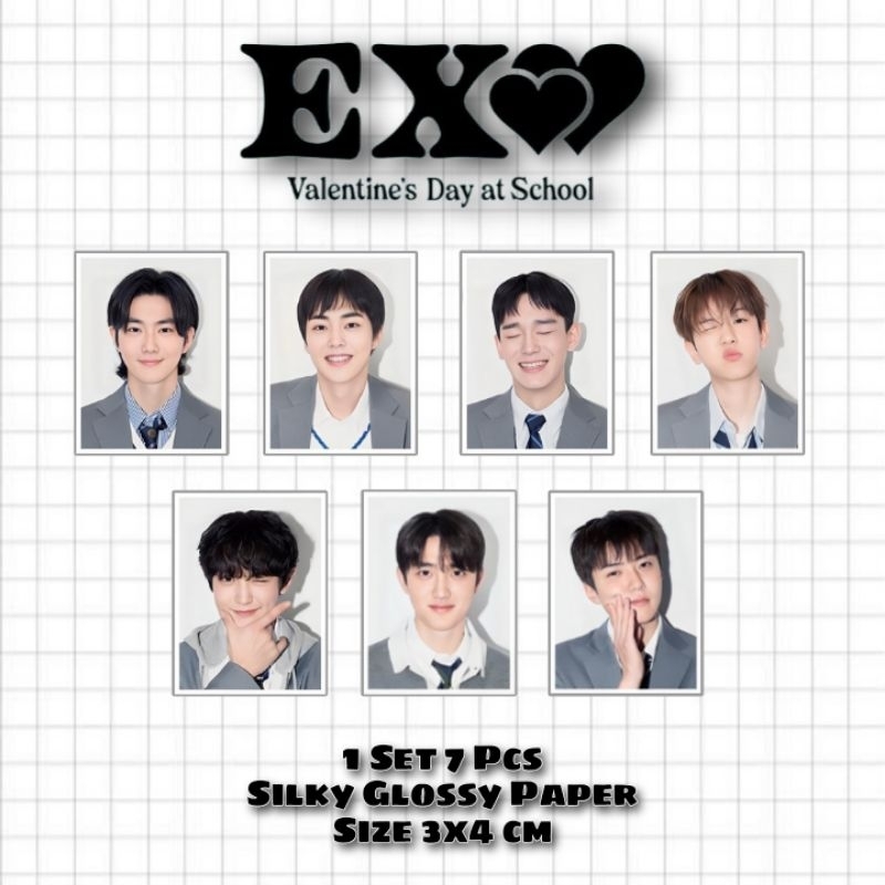 Exo Season Greeting 2024 รูปถ่าย ID Photo 1 ชุด