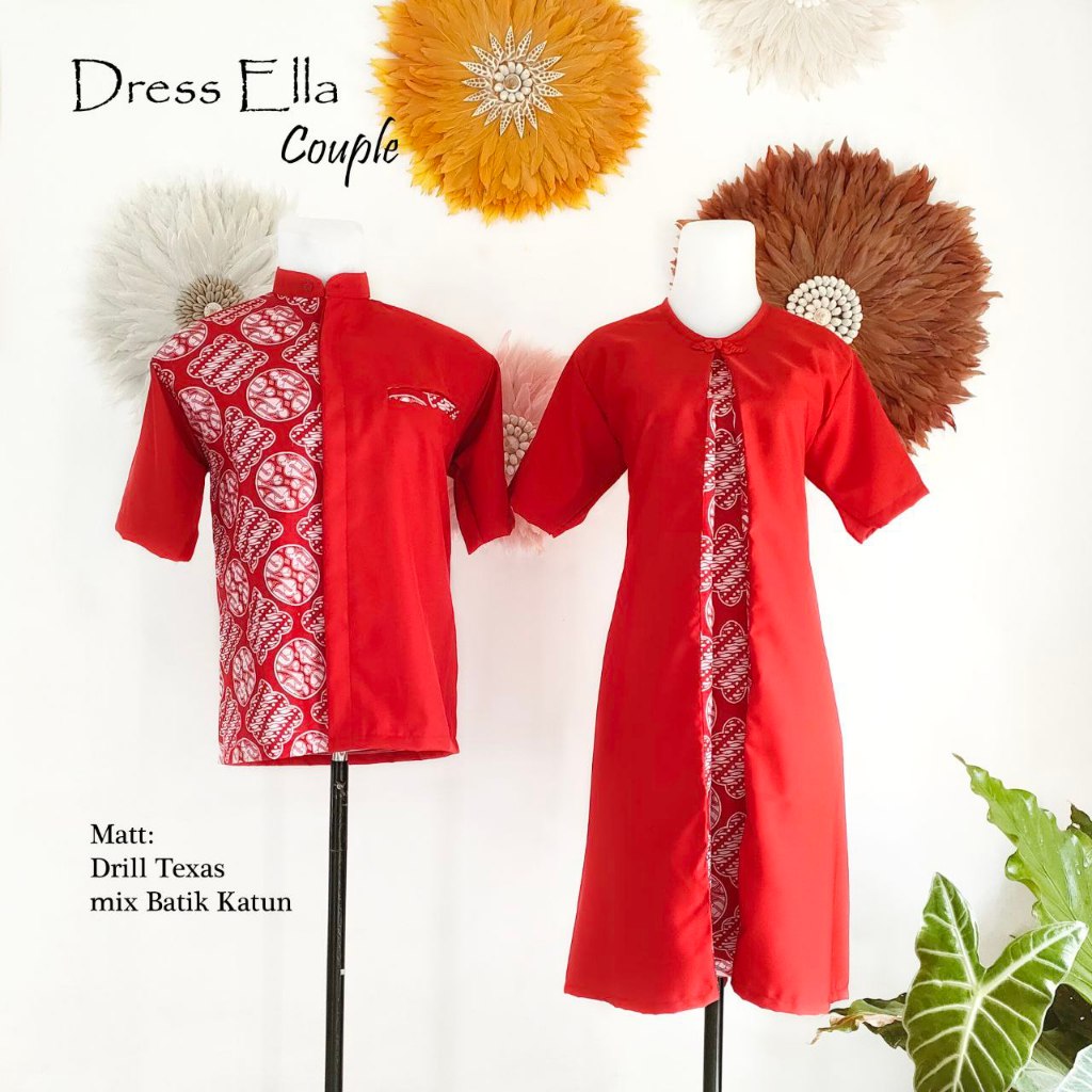 ELLA ADULT DRESS / MOMMY DRESS / PARTY DRESS / COMBINATION DRESS / BATIK