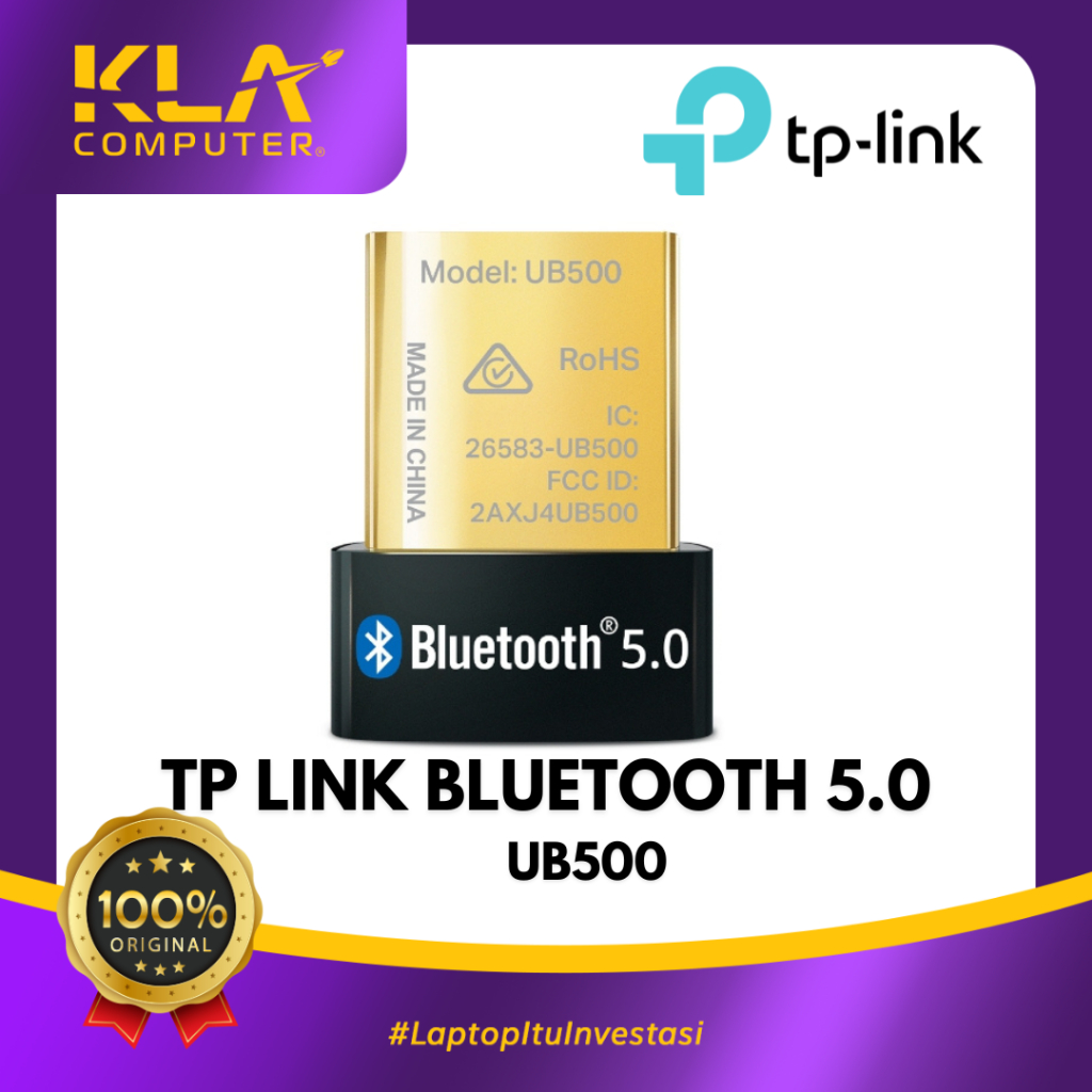 TP-LINK BLUETOOTH UB500 BLUETOOTH 5.0 NANO อะแดปเตอร์ USB สําหรับเดสก์ท็อปแล็ปท็อป Dongle UB500 ความ