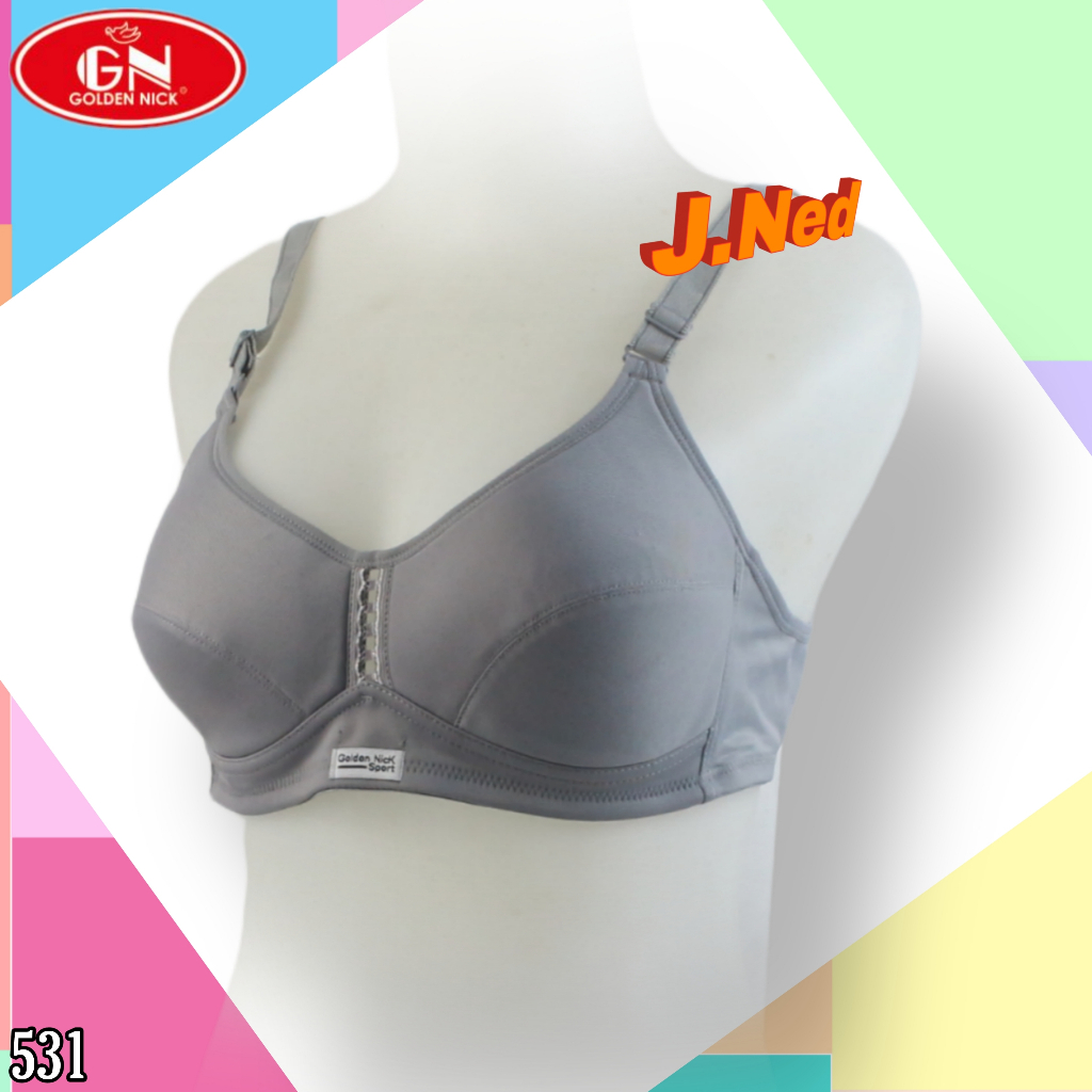 J531 Golden Nick Sports Bra Foam No Wire Size 34-42