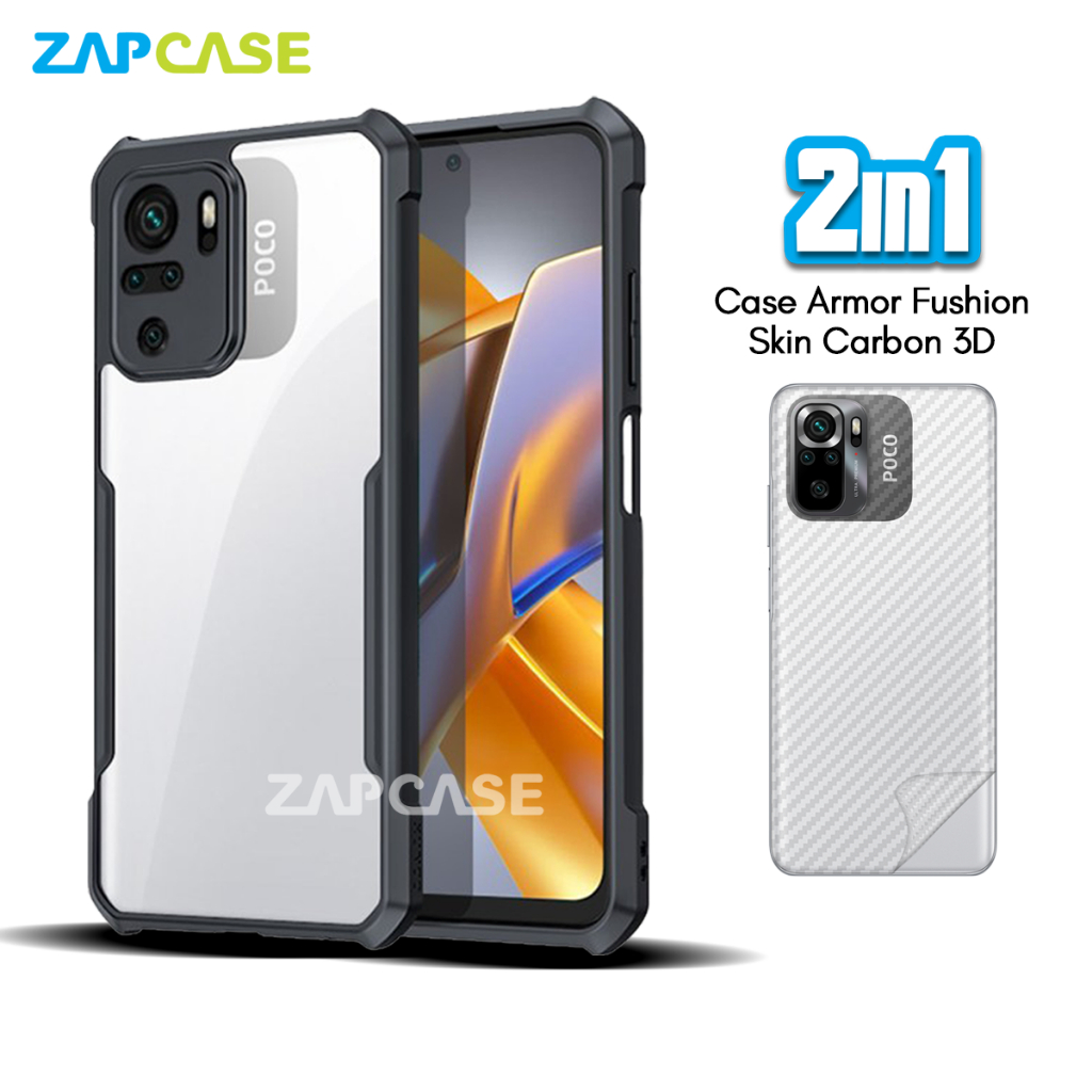 เคส Xiaomi Poco M5S ฟรีคาร์บอนผิว