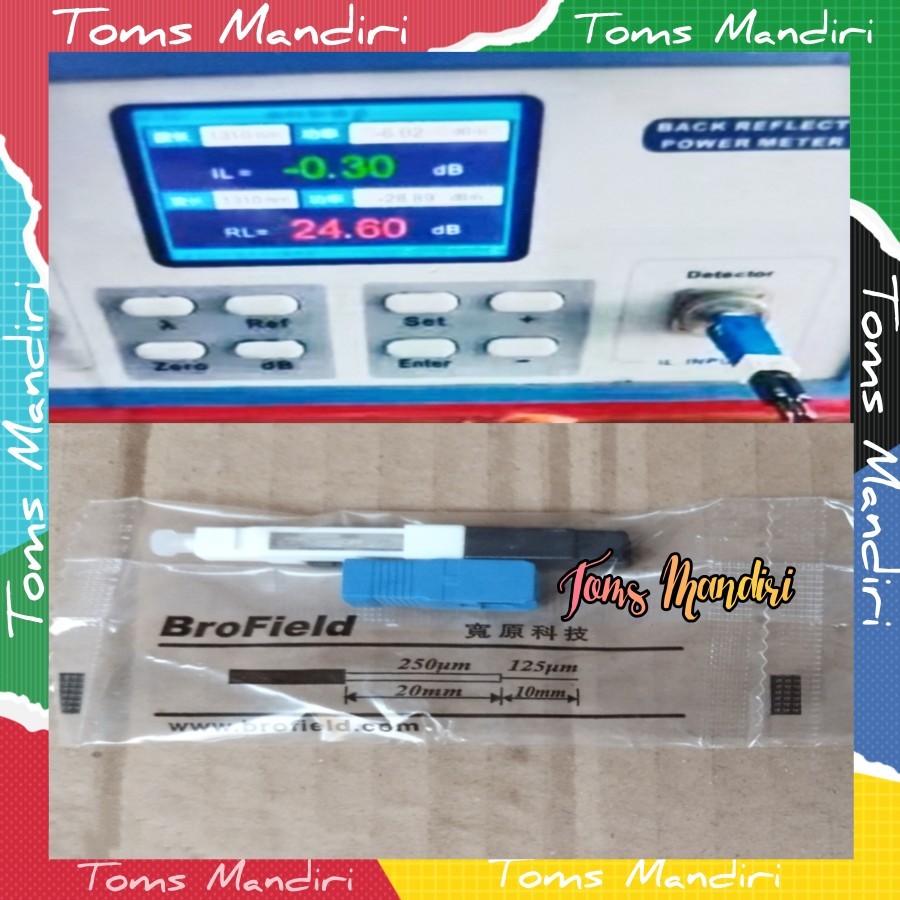 Fast Connector SC UPC / Quick Assembly Connector Brofield Original Anti-Fail Loss DB 0.3 ต่อ 1 ชิ้น