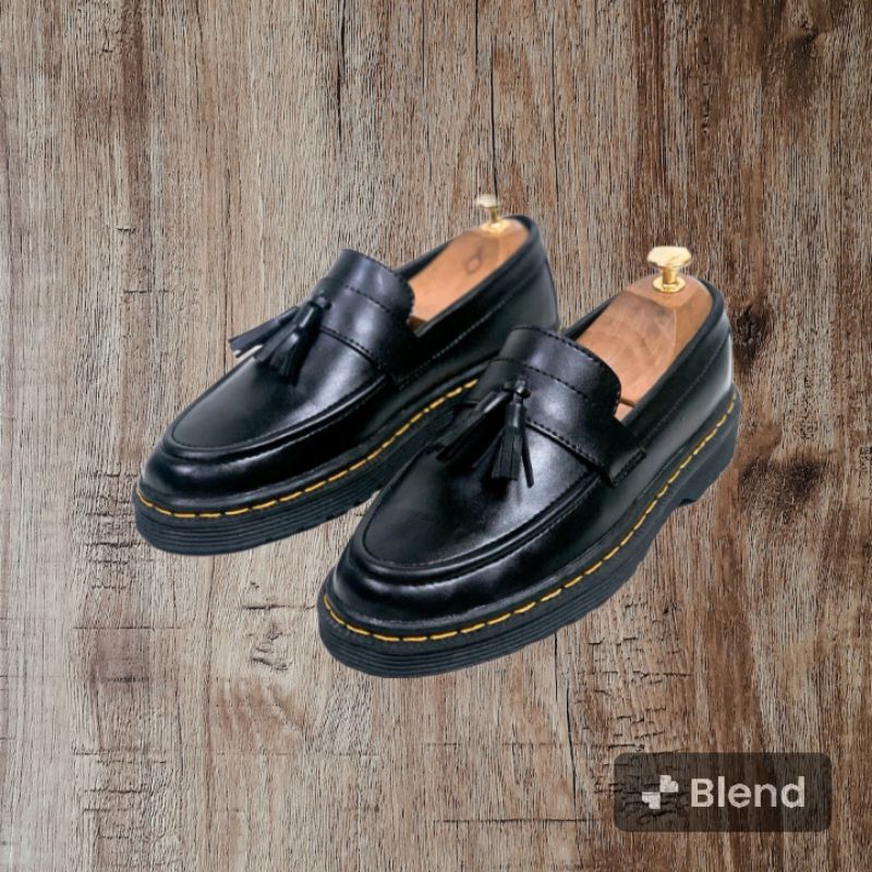 รองเท้าโลฟเฟอร์ Dokmartin DOCMART LOAFERS dr Martens lofers black premium แถมกล่อง