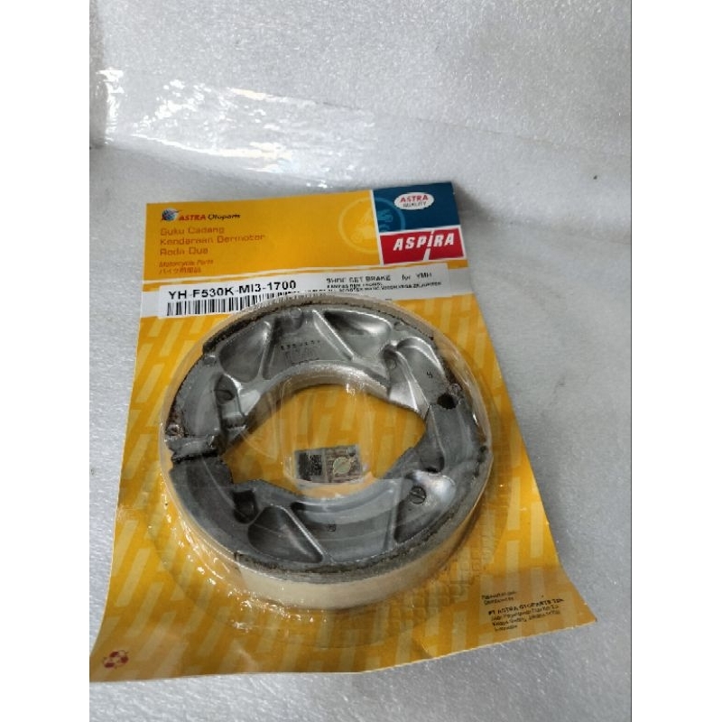 ผ้าเบรค YH-F530K-MI3-11700 ผ้าเบรคแท้ Aspira MIO M3, MIO J, MIO, JUPITER MX, V IXION